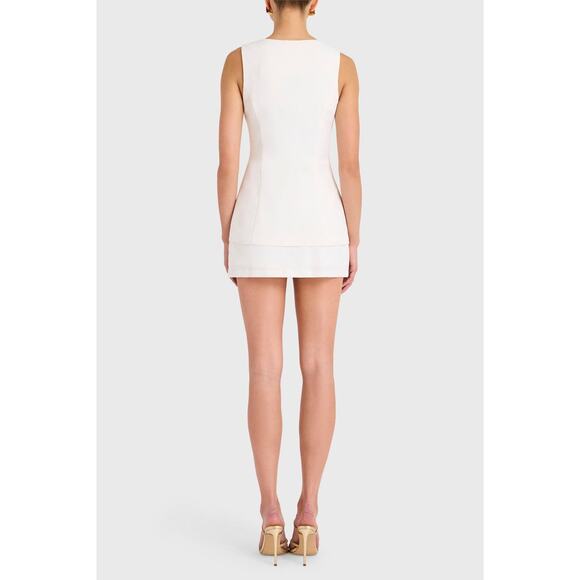 Amanda Uprichard Kya cream romper size XL - Picture 4 of 9